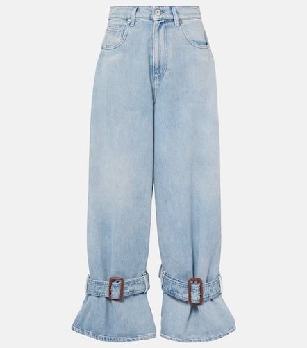 Jeans a gamba larga e vita media - JW Anderson - Modalova