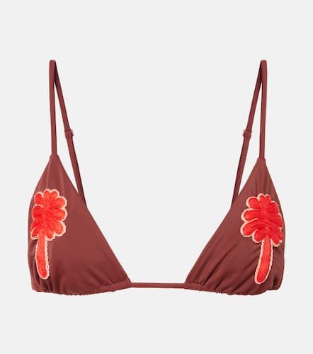 Embroidered bikini top - Johanna Ortiz - Modalova