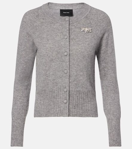 Embellished cashmere cardigan - Simone Rocha - Modalova
