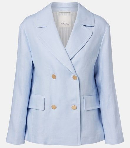 Avenue double-breasted linen blazer - 'S Max Mara - Modalova