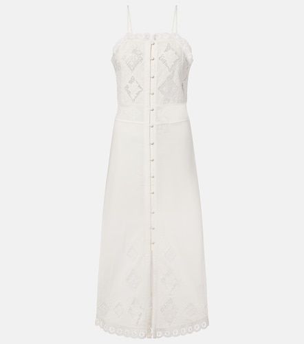 Abito midi Nelsane in cotone e lino - Isabel Marant - Modalova