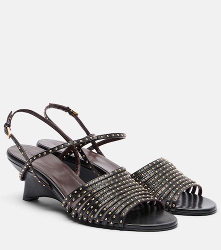 Drew studded leather wedge sandals - Khaite - Modalova