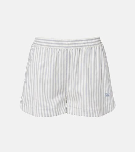 Shorts in seta e lana a righe - Stella McCartney - Modalova
