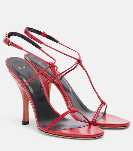 Mixer leather slingback sandals - JUDE - Modalova