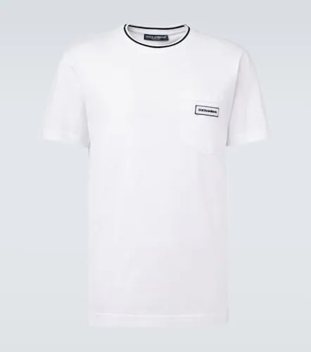 Logo cotton jersey T-shirt - Dolce&Gabbana - Modalova