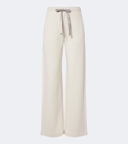 Cotton-blend jersey wide-leg sweatpants - 'S Max Mara - Modalova
