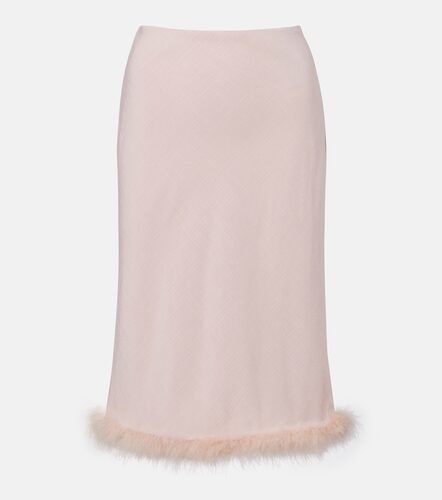 Gonna midi Soft Vibes con piume - Dorothee Schumacher - Modalova