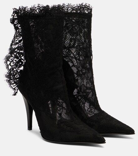 Ankle Boots Heron aus Spitze - McQueen - Modalova