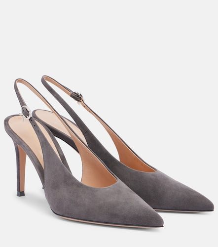 Pumps slingback Robbie 85 in suede - Gianvito Rossi - Modalova