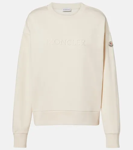 Logo cotton jersey sweatshirt - Moncler - Modalova