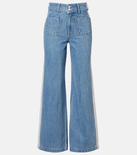 Jeans Taylor a gamba larga e vita alta - Veronica Beard - Modalova