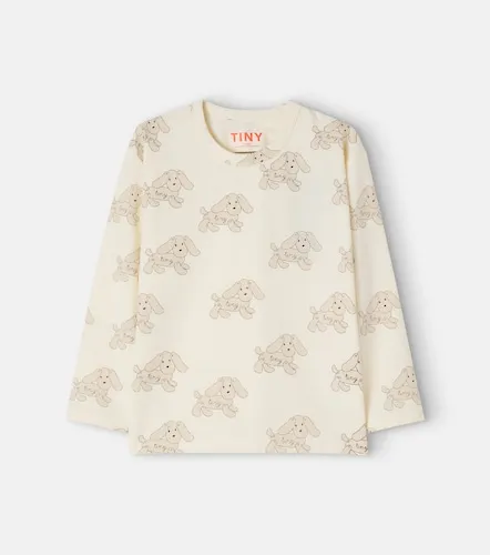 Camiseta de jersey en mezcla de algodón estampada - Tinycottons - Modalova