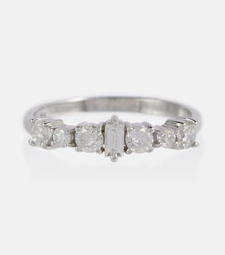 Rivulet 18kt white gold ring with diamonds - Ileana Makri - Modalova