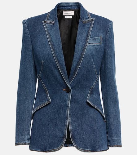 Alexander McQueen Denim blazer - Alexander McQueen - Modalova