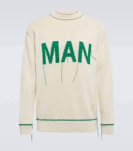 MAN jacquard silk sweater - Junya Watanabe - Modalova