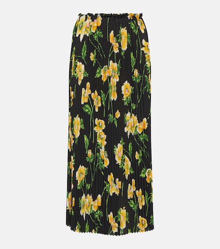 PlissÃ© floral midi skirt - Balenciaga - Modalova