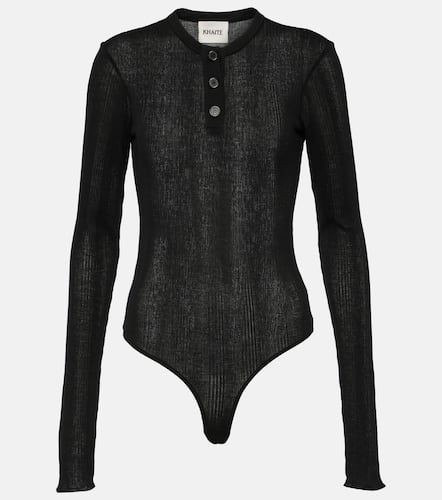 Janelle cotton-blend jersey bodysuit - Khaite - Modalova
