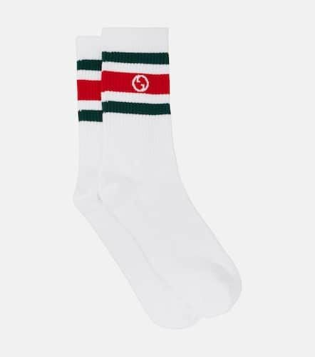 Interlocking G cotton-blend socks - Gucci - Modalova