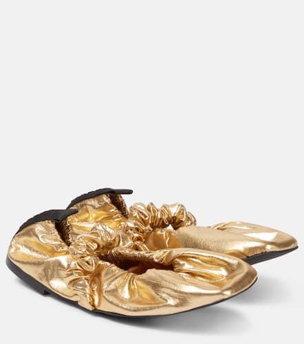 Scrunchie ballet flats - Ganni - Modalova