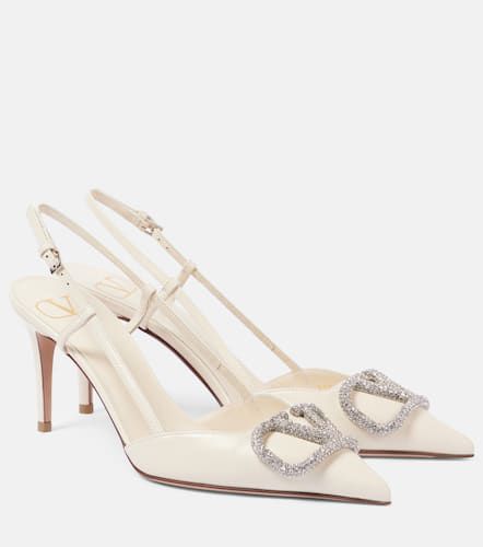 Slingback-Pumps VLogo Signature 80 aus Leder - Valentino Garavani - Modalova