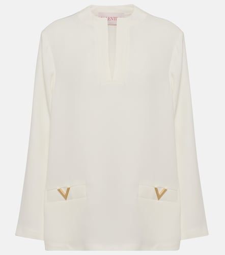 Valentino Top VGold in seta - Valentino - Modalova