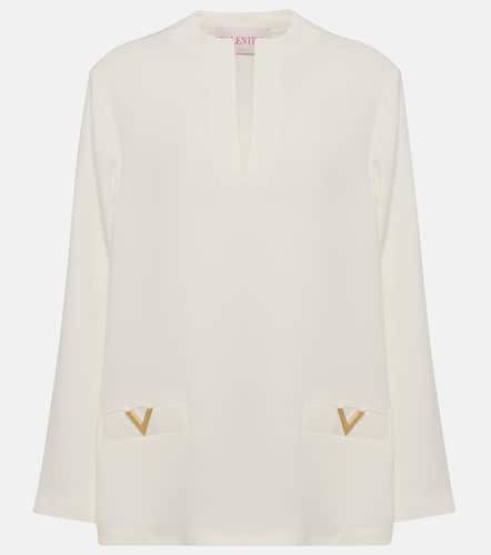 Valentino VGold silk top - Valentino - Modalova