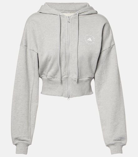 Cropped-Hoodie aus Baumwoll-Jersey - Adidas by Stella McCartney - Modalova