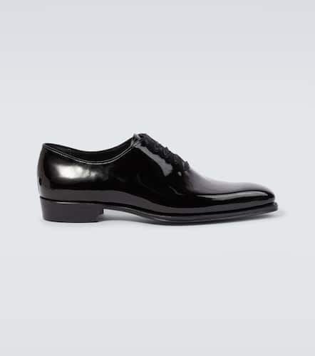 Merlin patent leather Oxford shoes - George Cleverley - Modalova