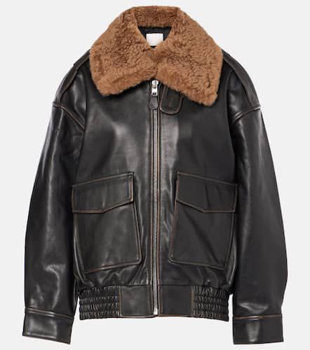 Santiago shearling-trimmed leather jacket - Citizens of Humanity - Modalova