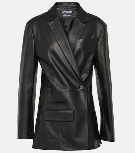 La Veste Tibau Cuir leather blazer - Jacquemus - Modalova