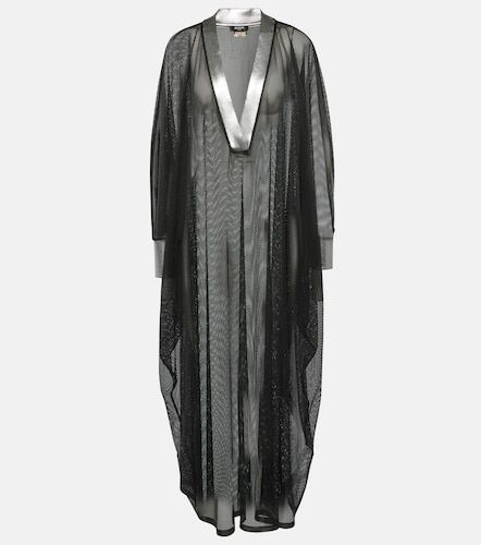 Balmain Caftano in rete - Balmain - Modalova