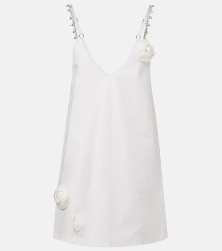 Vestido corto con aplique floral - Area - Modalova