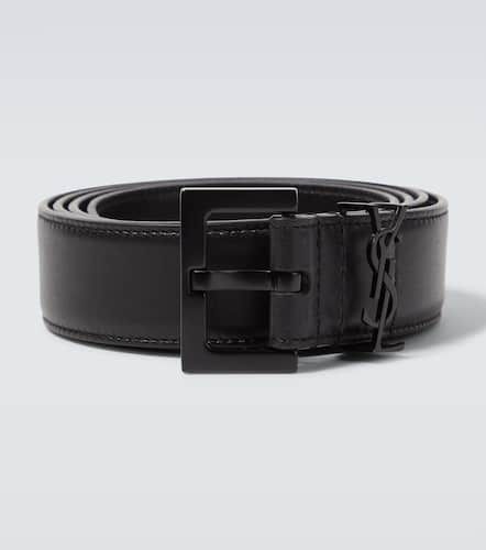Cassandre leather belt - Saint Laurent - Modalova
