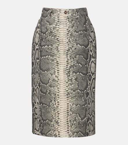 Falda midi Adelaide de algodón estampada - Gabriela Hearst - Modalova