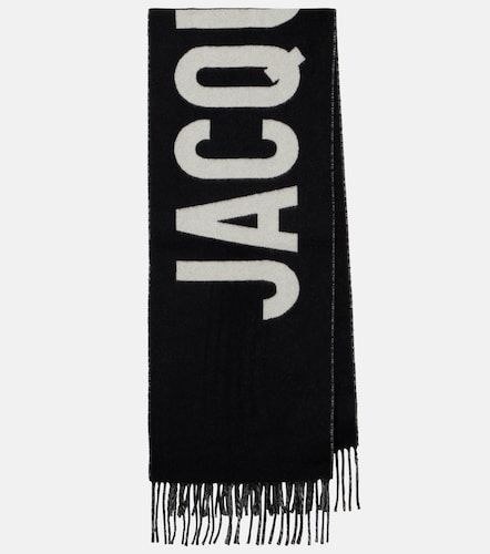 Jacquard logo virgin wool scarf - Jacquemus - Modalova