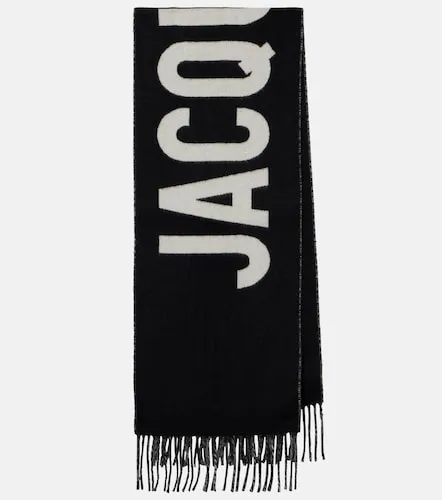 Jacquard logo virgin wool scarf - Jacquemus - Modalova