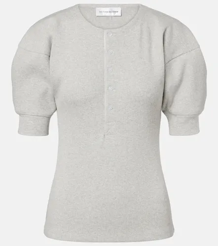 Top in misto cotone con bottoni - Victoria Beckham - Modalova