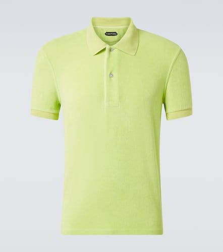 Polo de rizo en mezcla de algodón - Tom Ford - Modalova