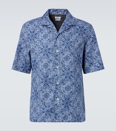 Printed cotton shirt - Brunello Cucinelli - Modalova