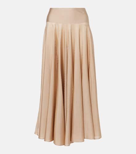 Alaa Pleated maxi skirt - Alaia - Modalova
