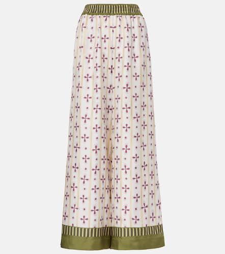 Palazzo-Hose Eclipse Placée aus Seide - La DoubleJ - Modalova