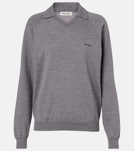 Miu Miu Virgin wool polo sweater - Miu Miu - Modalova