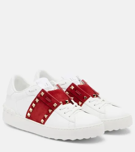 Rockstud Untitled leather sneakers - Valentino Garavani - Modalova