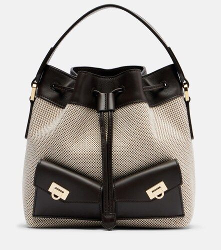 Bolso saco Harley Mini de lona - Ferragamo - Modalova