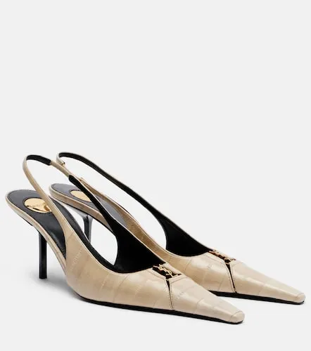 Babylone eel leather slingback pumps - Saint Laurent - Modalova