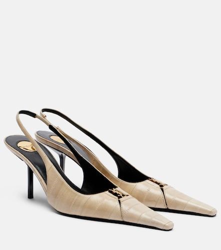 Slingback-Pumps Babylone aus Leder - Saint Laurent - Modalova