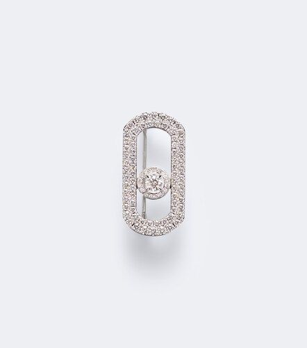 Broche So Move de oro blanco de 18 ct con diamantes - Messika - Modalova