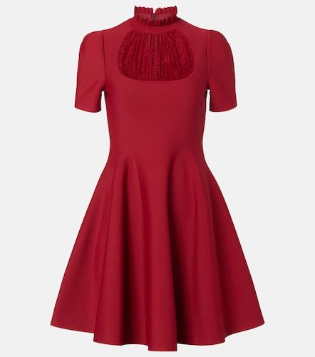 McQueen Minikleid mit Spitze - McQueen - Modalova