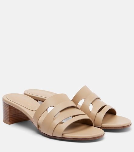 Gianvito Rossi Nora leather mules - Gianvito Rossi - Modalova