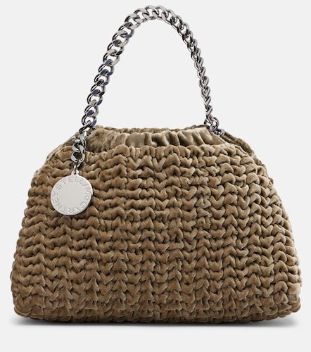 Borsa Falabella Small in velluto - Stella McCartney - Modalova